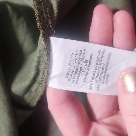 J. Crew Green Button-Up Shirt Dress, Size 10 - Picture 9 of 10